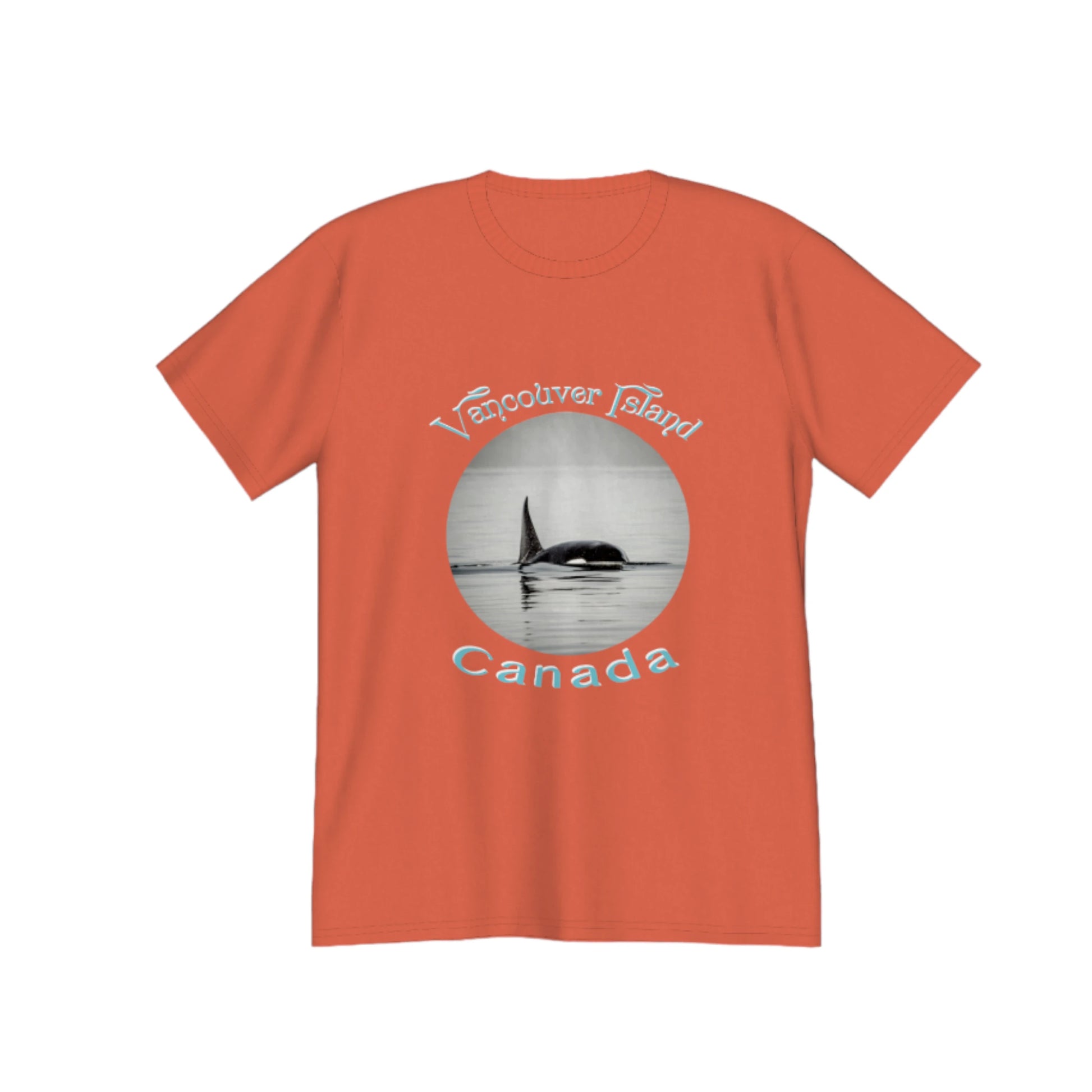 Orca Spray Vancouver Island Canada Premium Unisex T-shirt. Souvenir. by van isle goddess dot com
