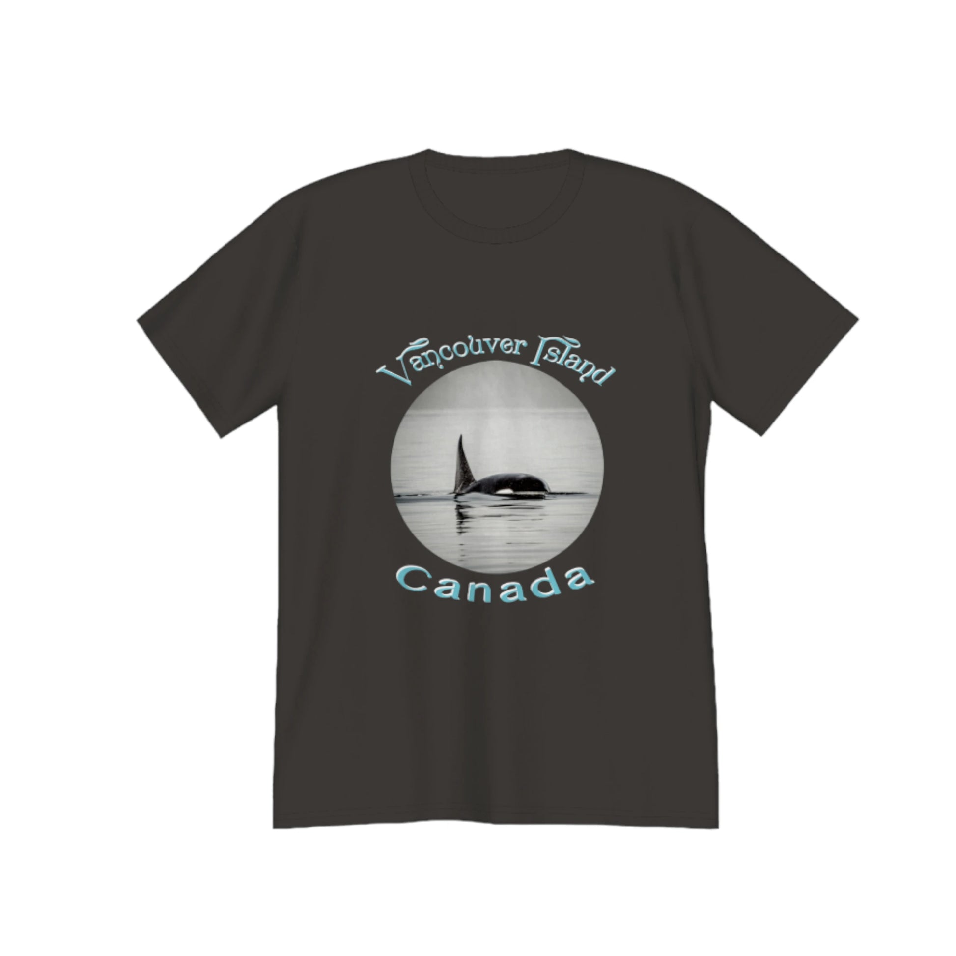 Orca Spray Vancouver Island Canada Premium Unisex T-shirt. Souvenir. by van isle goddess dot com