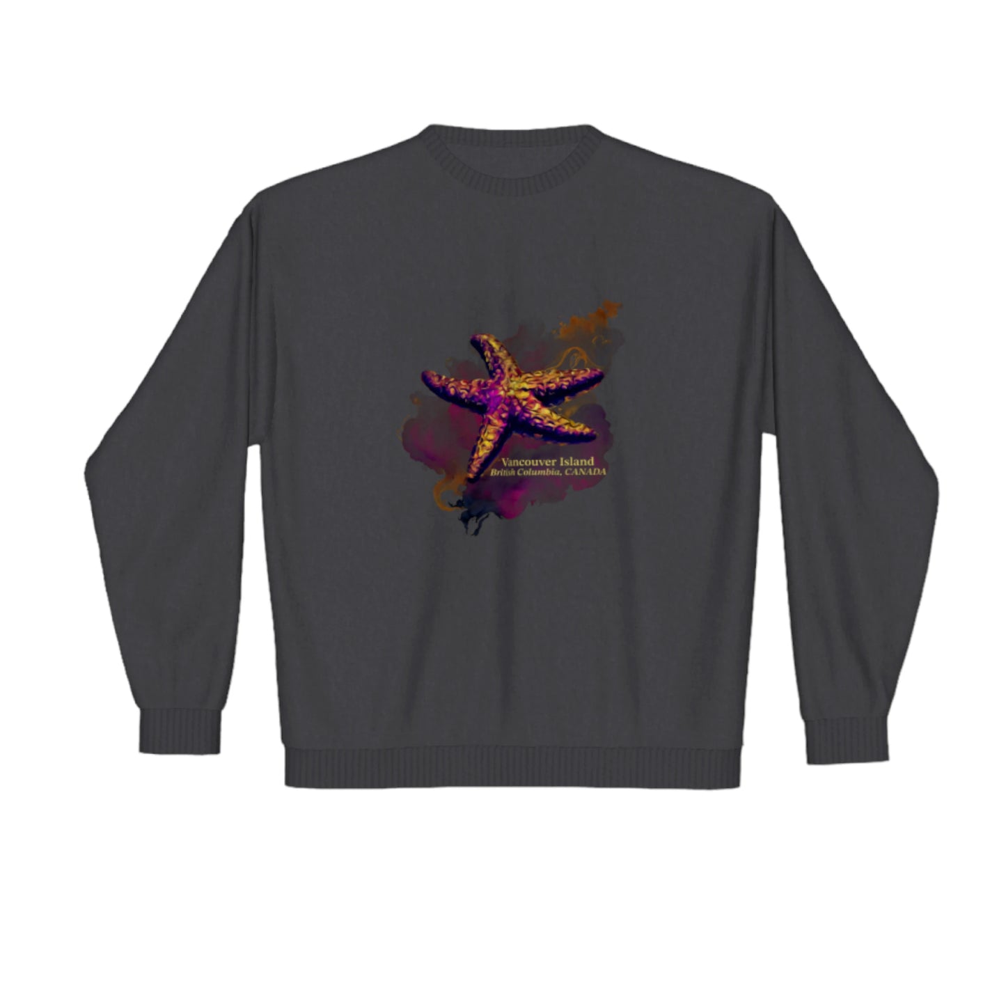 Star Track Vancouver Island British Columbia Premium Crewneck Sweatshirt