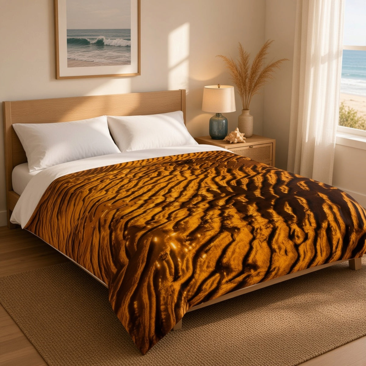 Golden Sand | Vancouver Island Cotton Duvet Cover