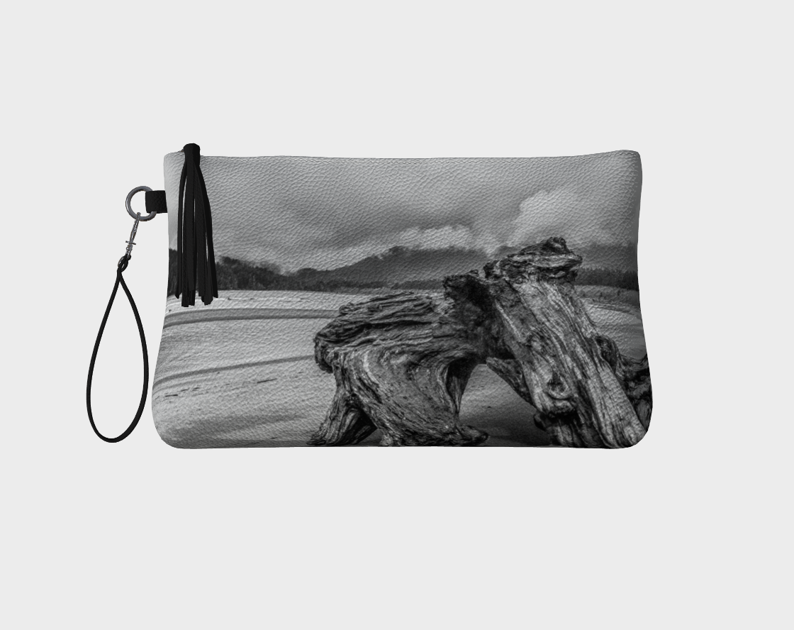 Driftwood Monument Port Renfrew Vegan Leather Makeup Bag