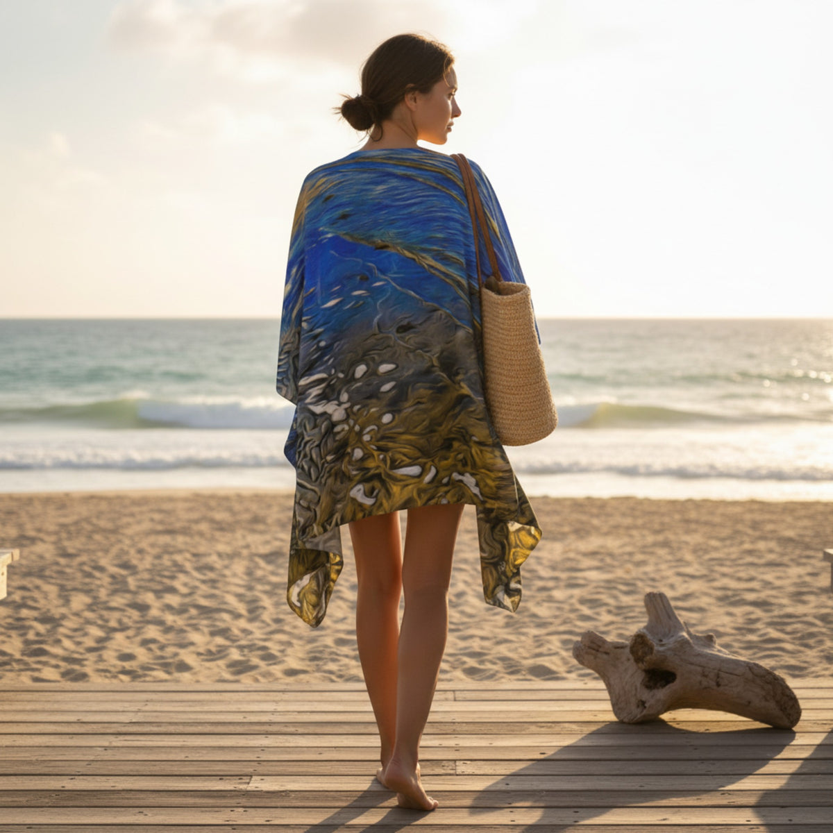 Ebb & Flow Draped Kimono