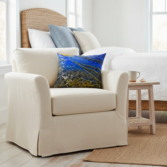 Ebb and Flow 20"x14" Throw Pillow Cover