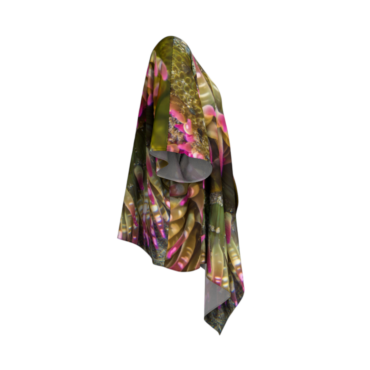 Enchanted Sea Anemone Draped Kimono
