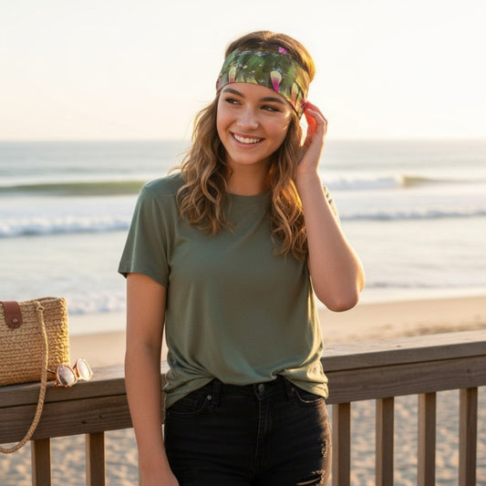 Enchanted Sea Anemone Headband Neck Gaiter
