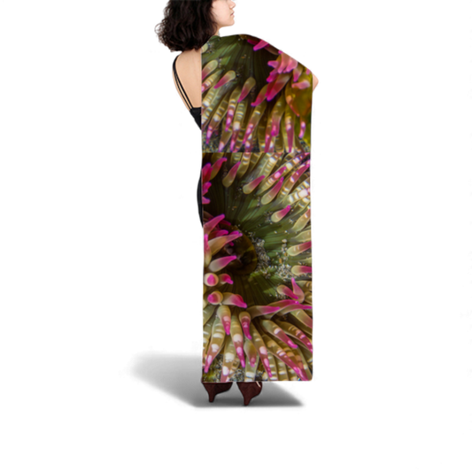 Enchanted Sea Anemone Long Scarf
