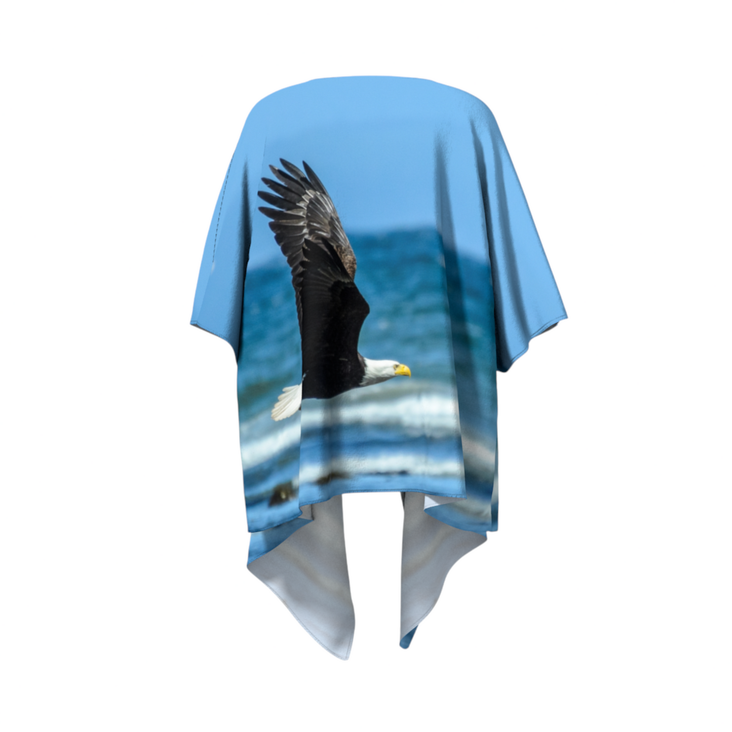 Fly Like An Eagle Draped Kimono