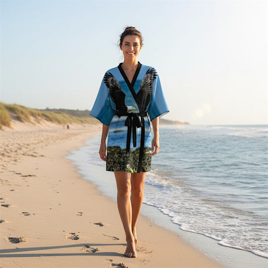 Fly Like An Eagle Kimono Robe