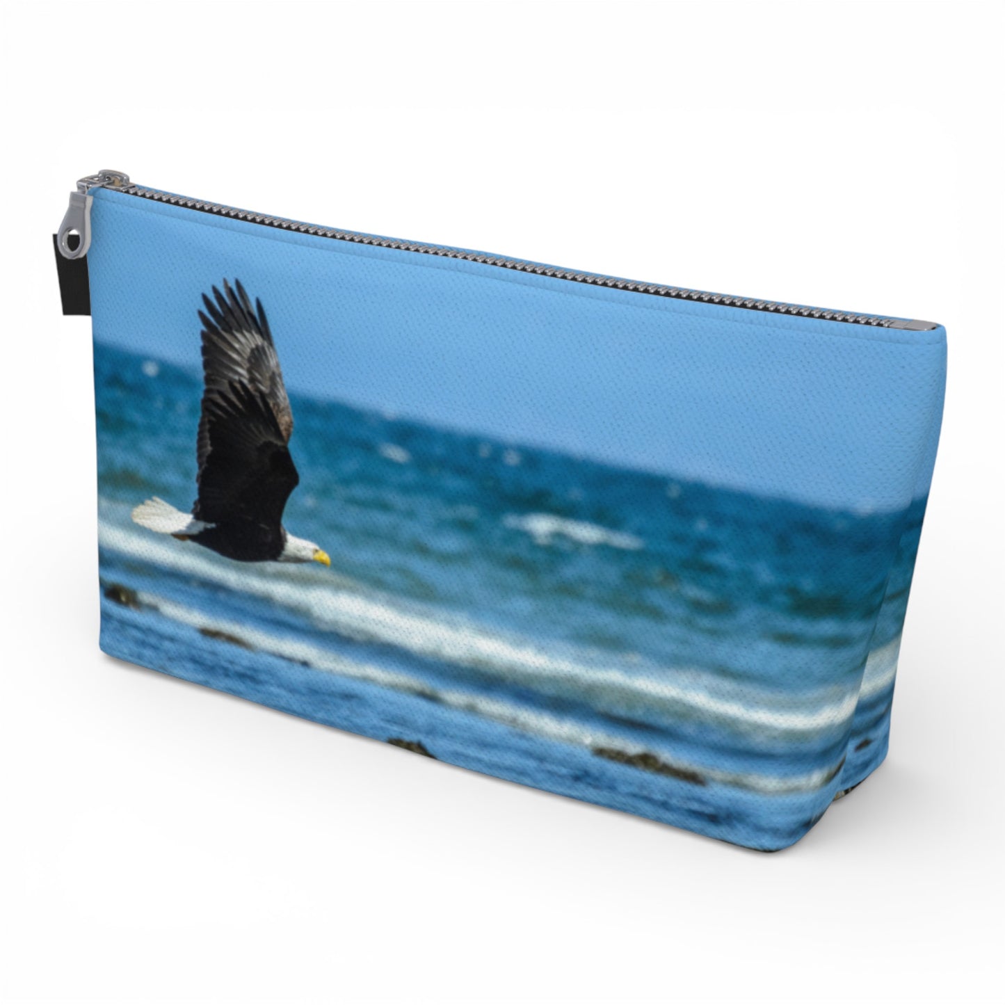Fly Like An Eagle Makeup Travel Bag: Majestic Wildlife-Inspired Cosmetic Case