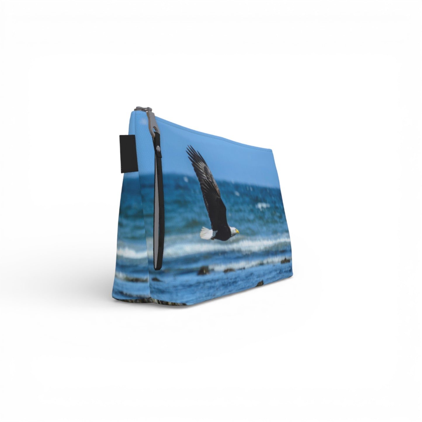 Fly Like An Eagle Makeup Travel Bag: Majestic Wildlife-Inspired Cosmetic Case