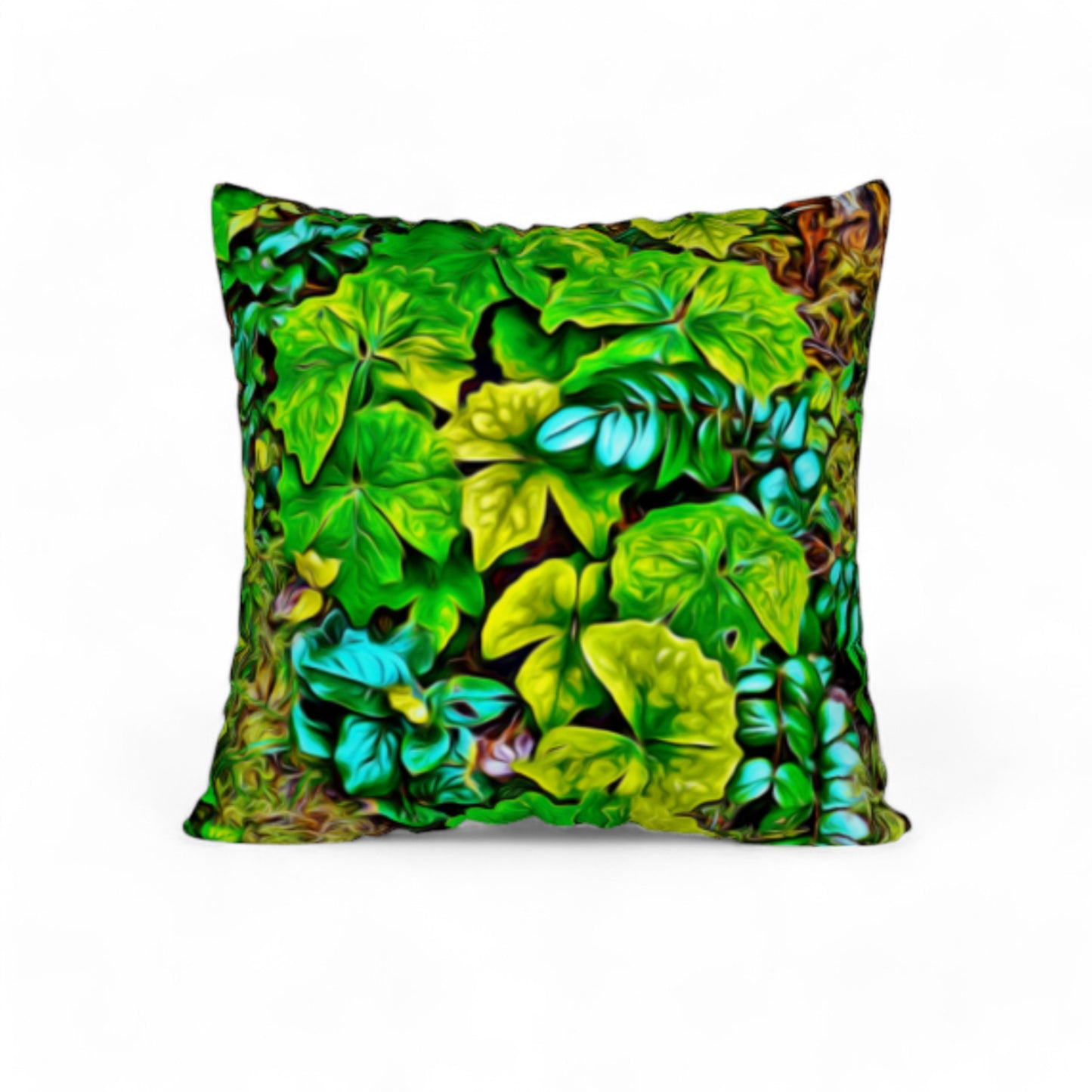 Forest Floor Cathedral Grove 22"x22" Throw Pillow Cover