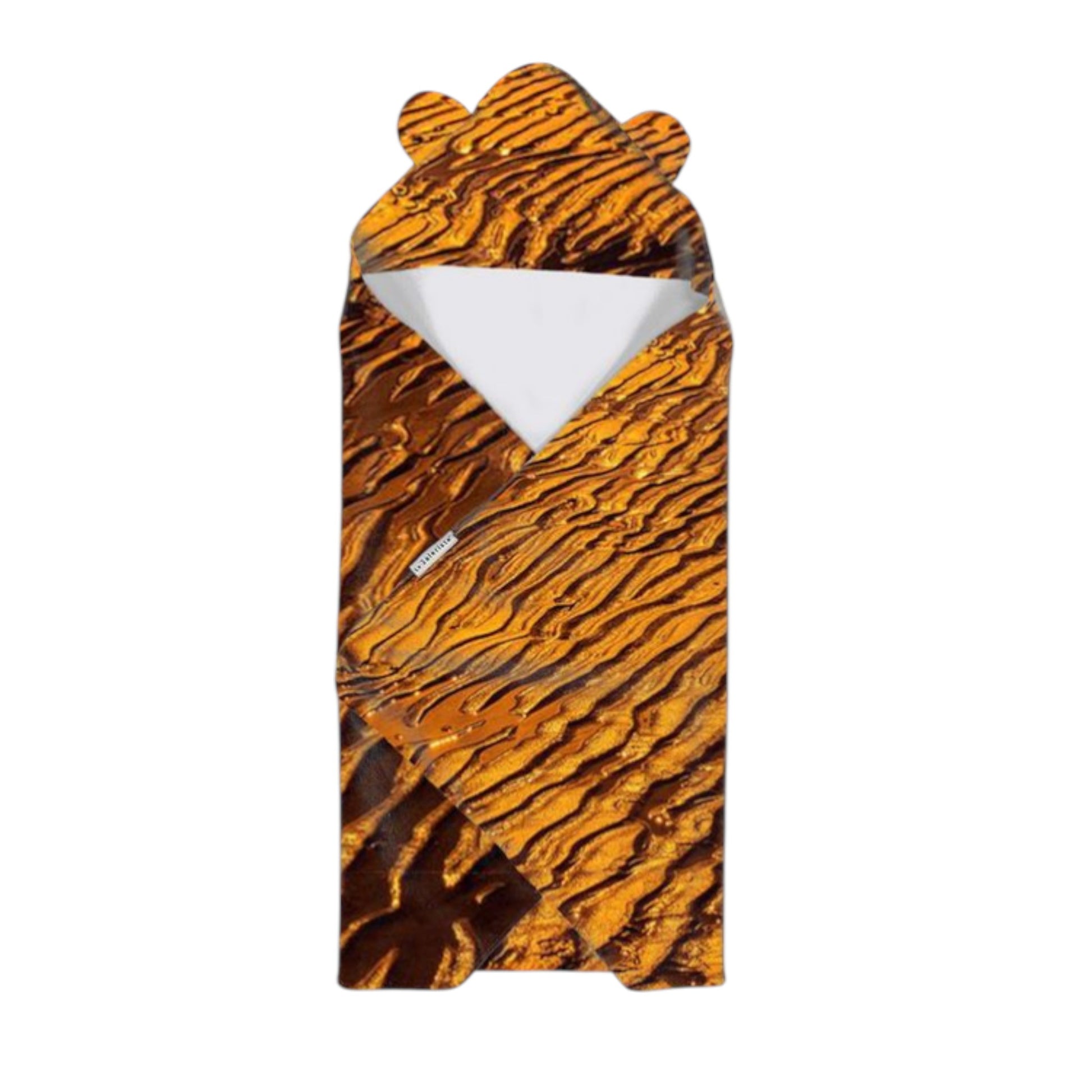 Baby towel with a sand design 