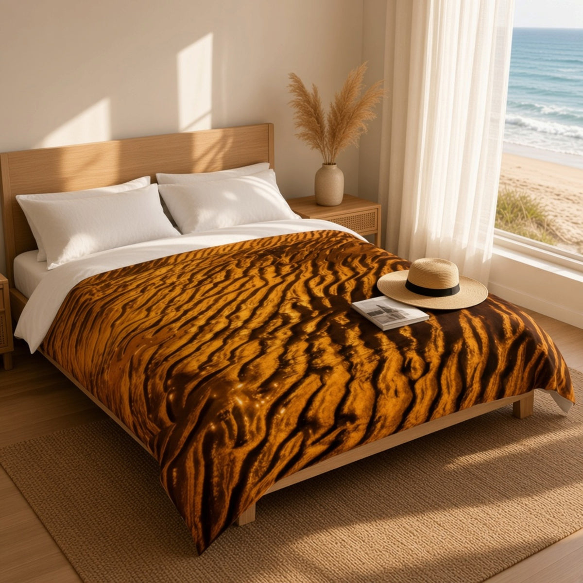 Golden Sand | Vancouver Island Cotton Duvet Cover