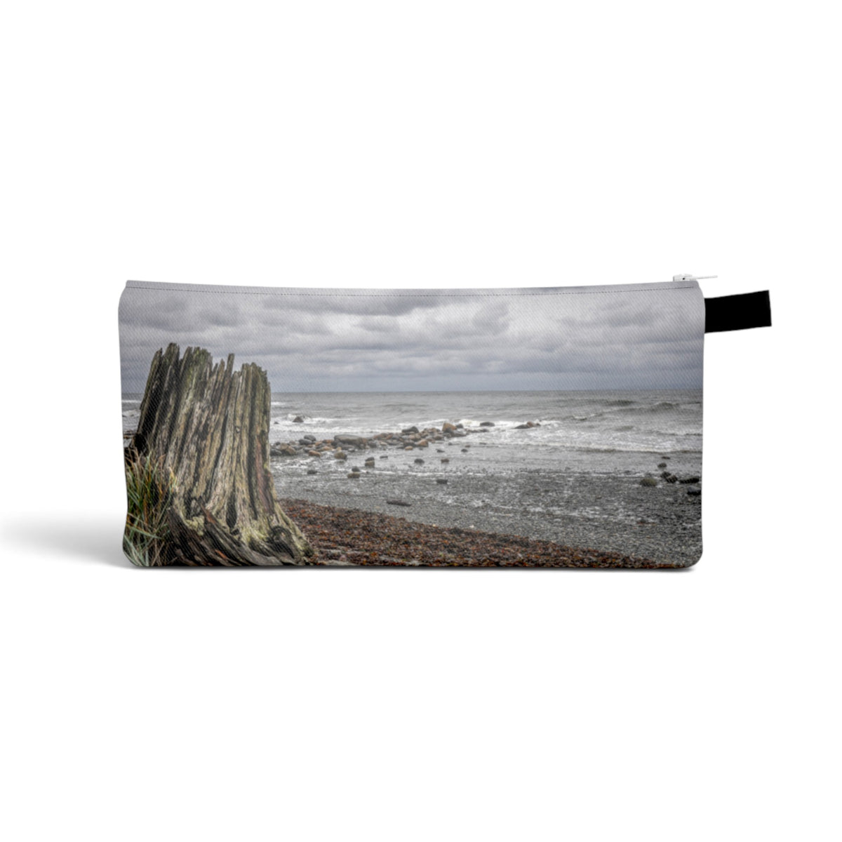 Gray Day Qualicum Beach Versatile Storage Pencil Case
