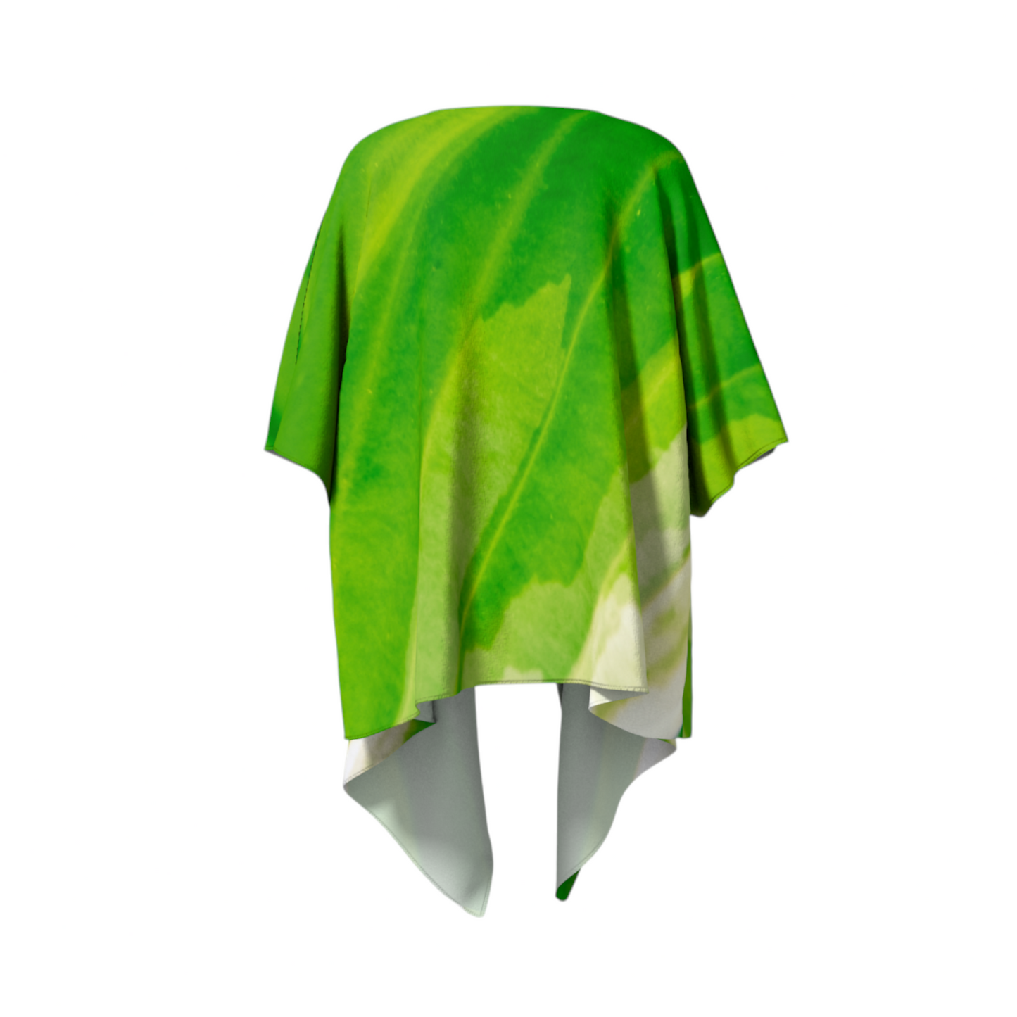 Hosta Green Draped Kimono