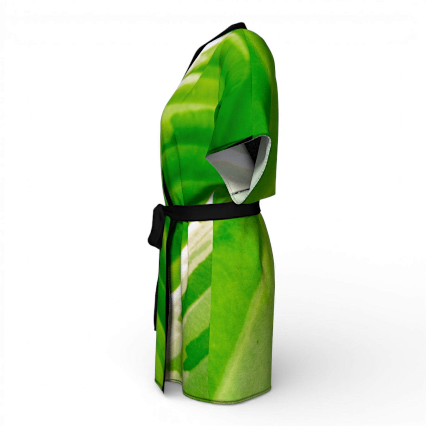 Hosta Green Kimono Robe