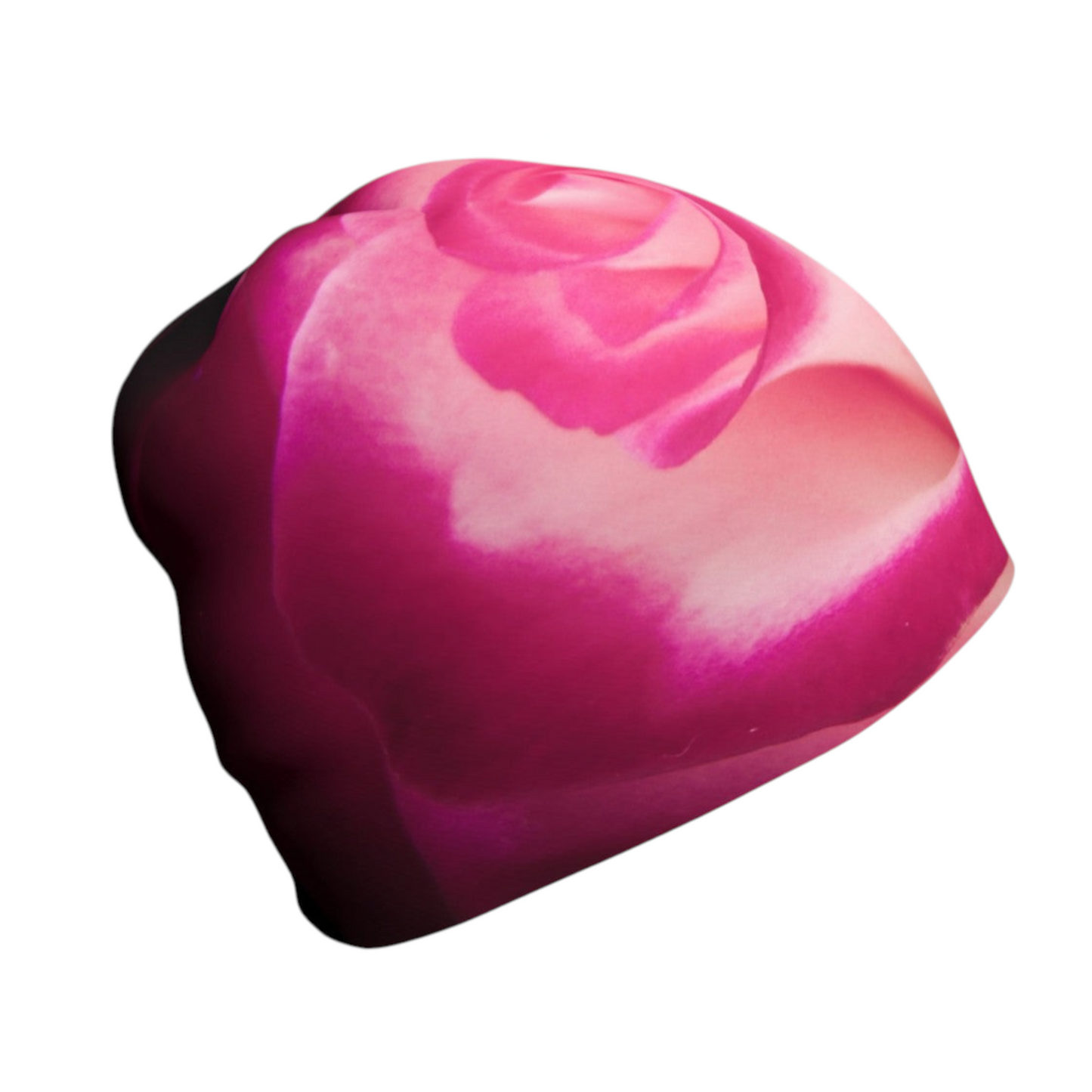 Right side Illuminated Rose Artwork Beanie by Roxy Hurtubise