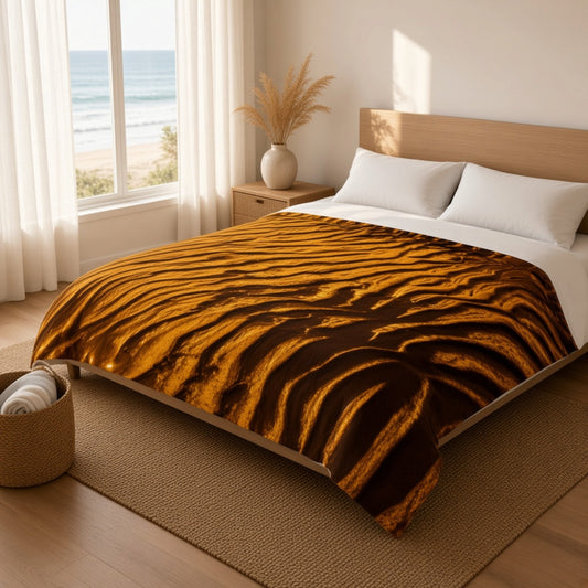 Golden Sand | Vancouver Island Cotton Duvet Cover