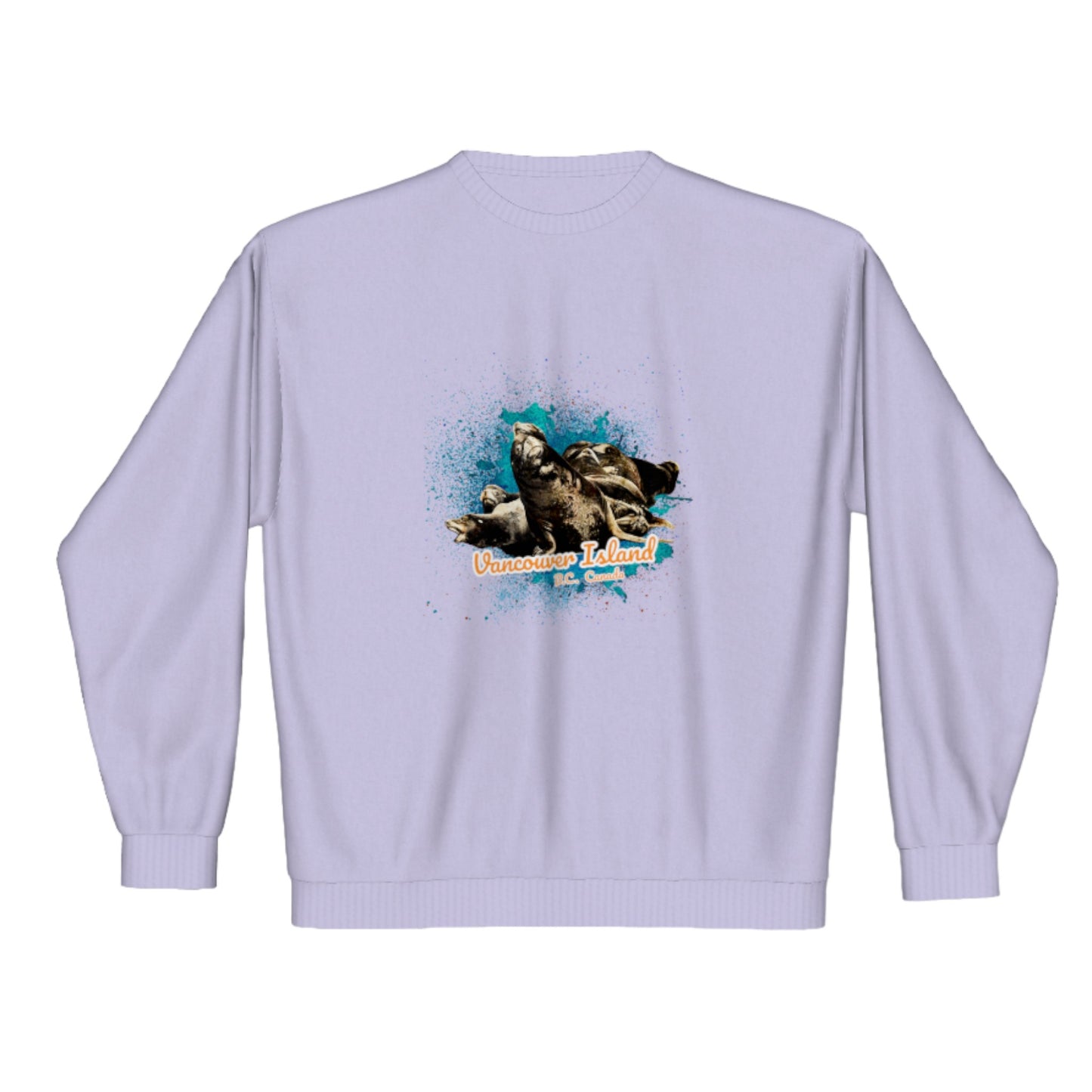 What's Up? Sea Lions Vancouver Island BC Canada Premium Crewneck Sweatshirt