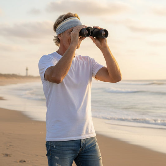 Light Language Parksville Beach Headband Neck Gaiter