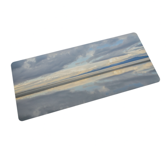 Light Language Parksville Beach Large Desk Mat