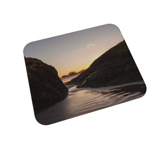 Long Beach Sunset Desk Mat Mousepad