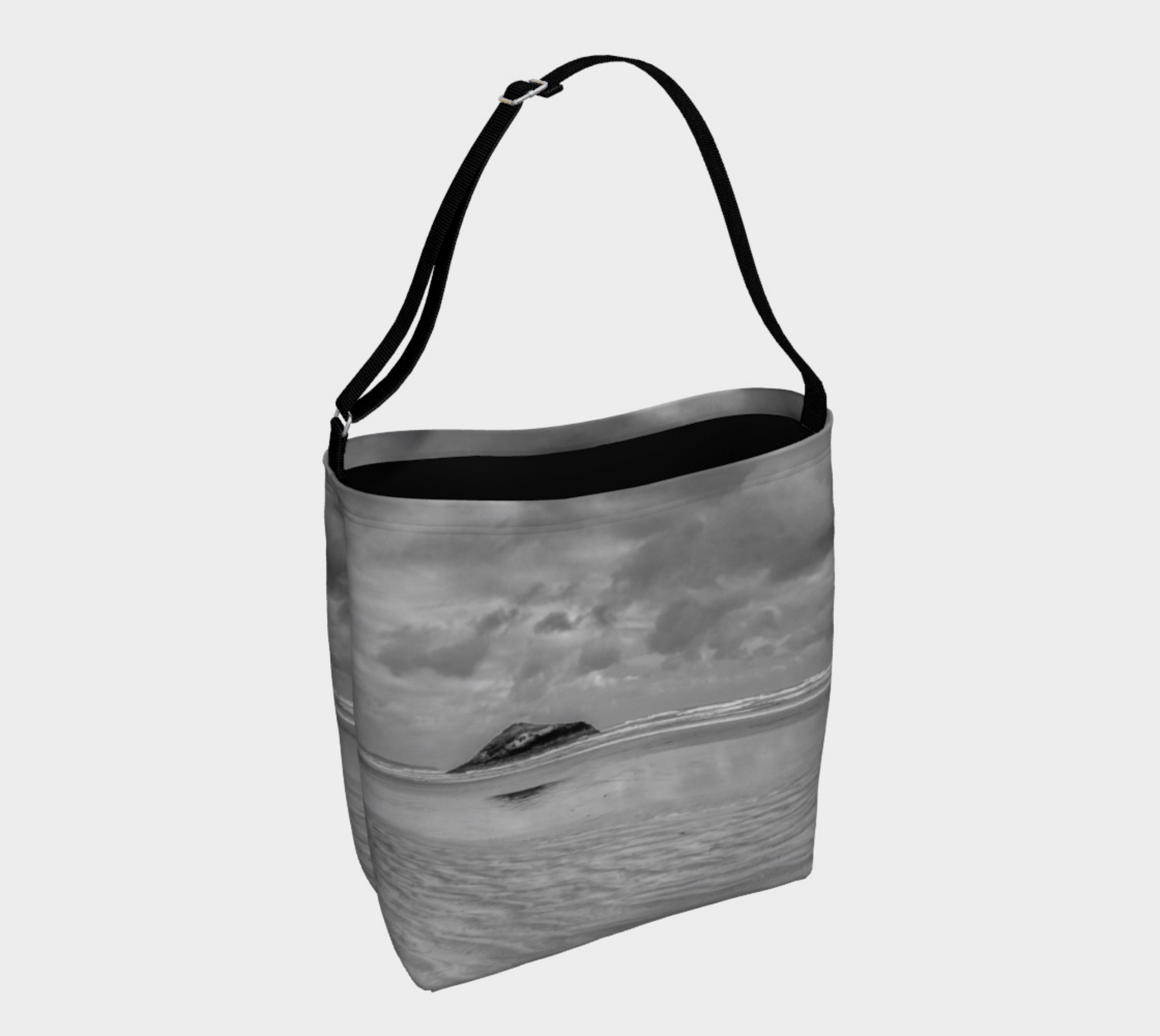 Long Beach Tofino Neoprene Day Tote: Breathtaking Coastal Landscape Tote Bag
