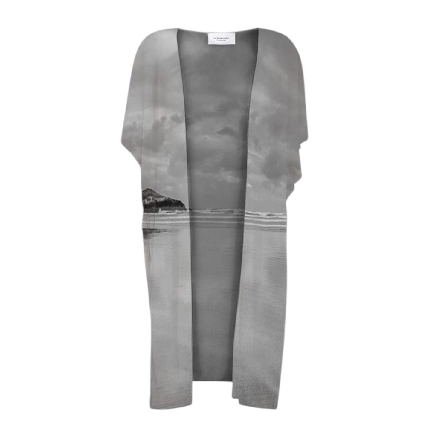 All over print short sleeve kimono wrap.  Image feature's Long Beach in Tofino. 