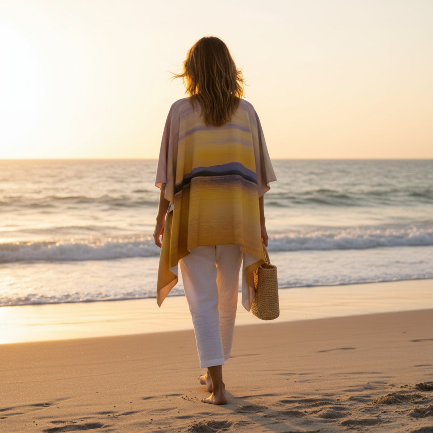 Magic Morning Parksville Beach Draped Kimono