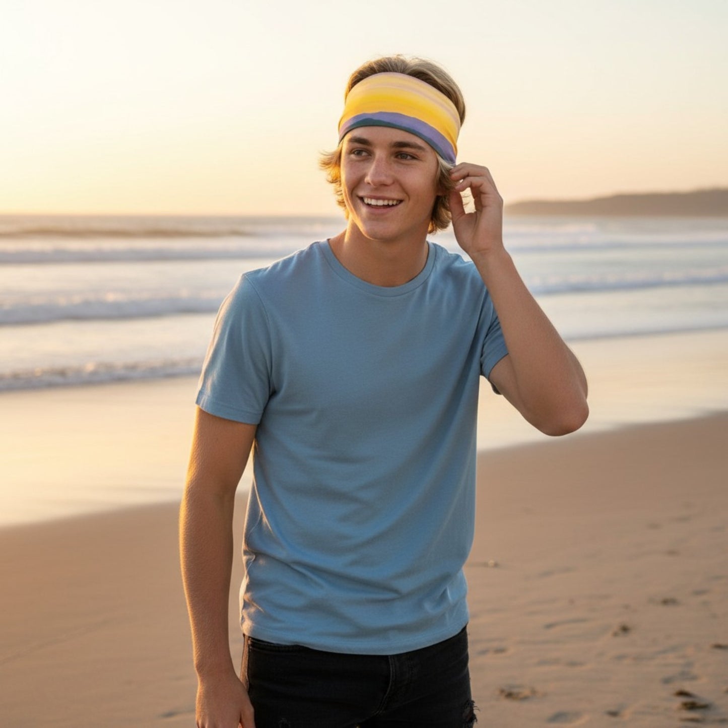 Magic Morning Parksville Beach Headband Neck Gaiter