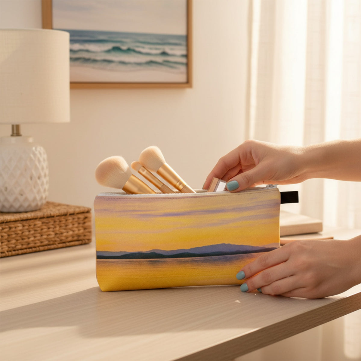 Magic Morning Parksville Beach Versatile Storage Pencil Case