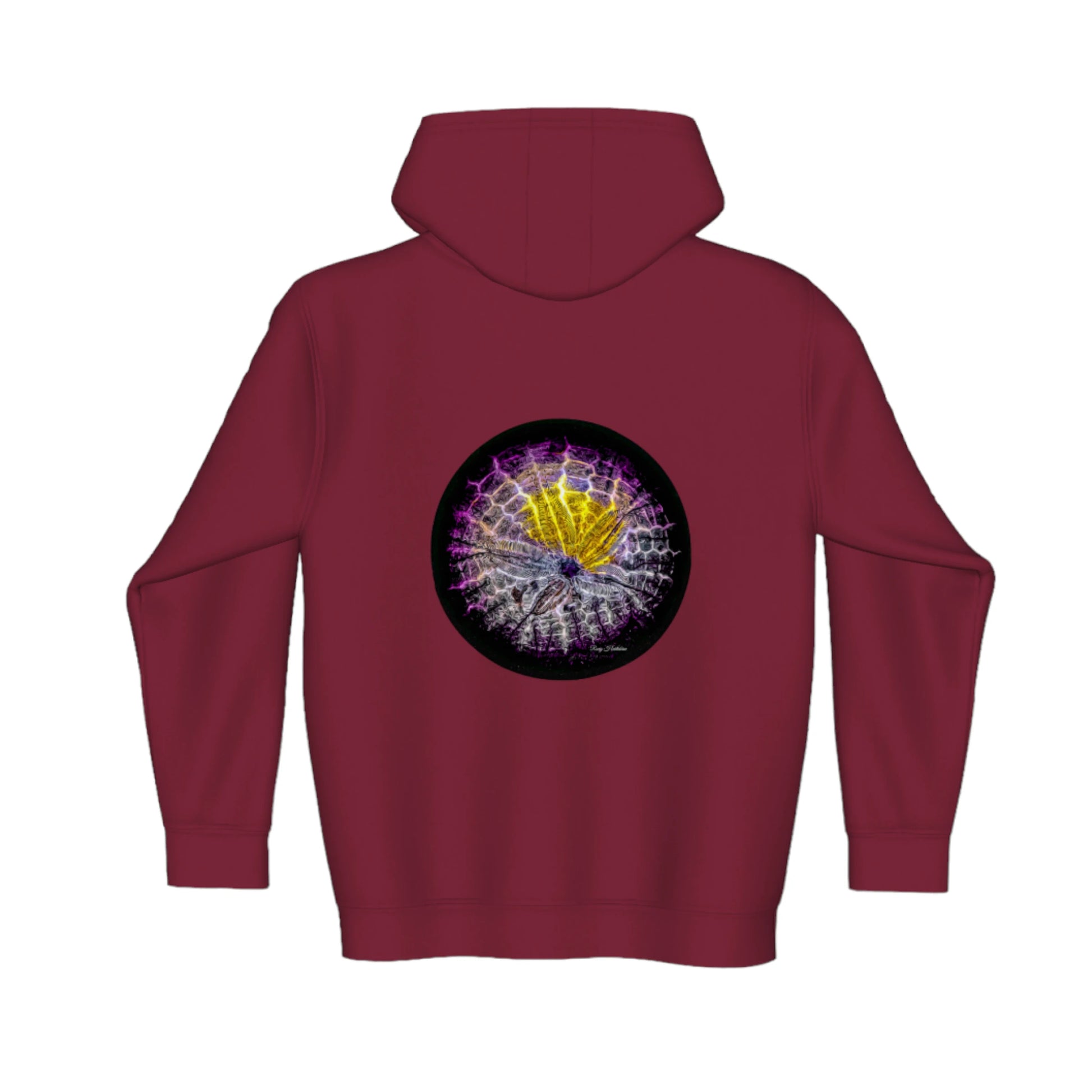 Spotlight Sand Dollar Premium Zipper Hoodie back
