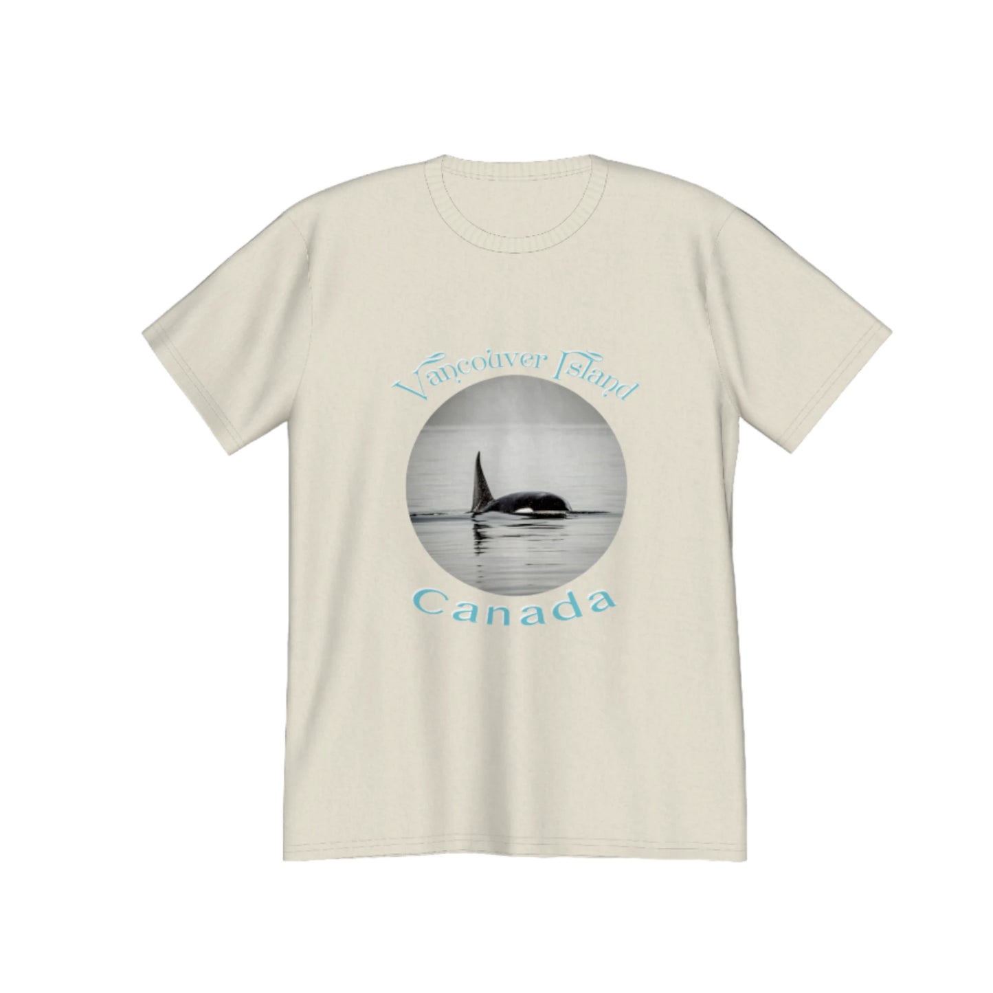 Orca Spray Vancouver Island Canada Premium Unisex T-shirt. Souvenir. by van isle goddess dot com