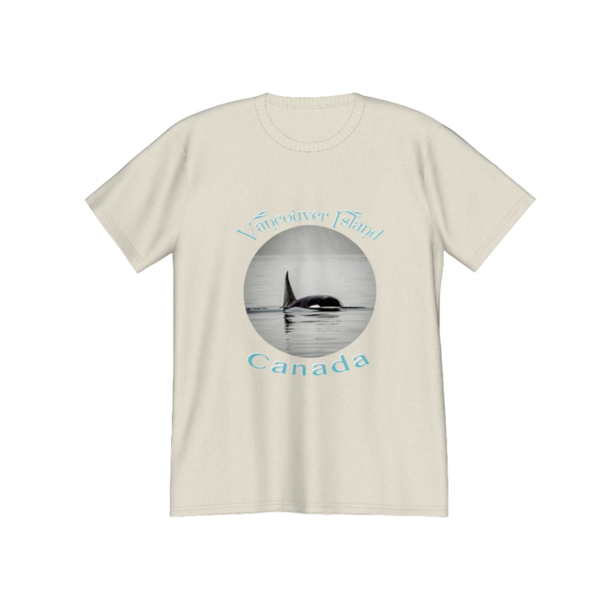 Orca Spray Vancouver Island Canada Premium Unisex T-shirt. Souvenir. by van isle goddess dot com