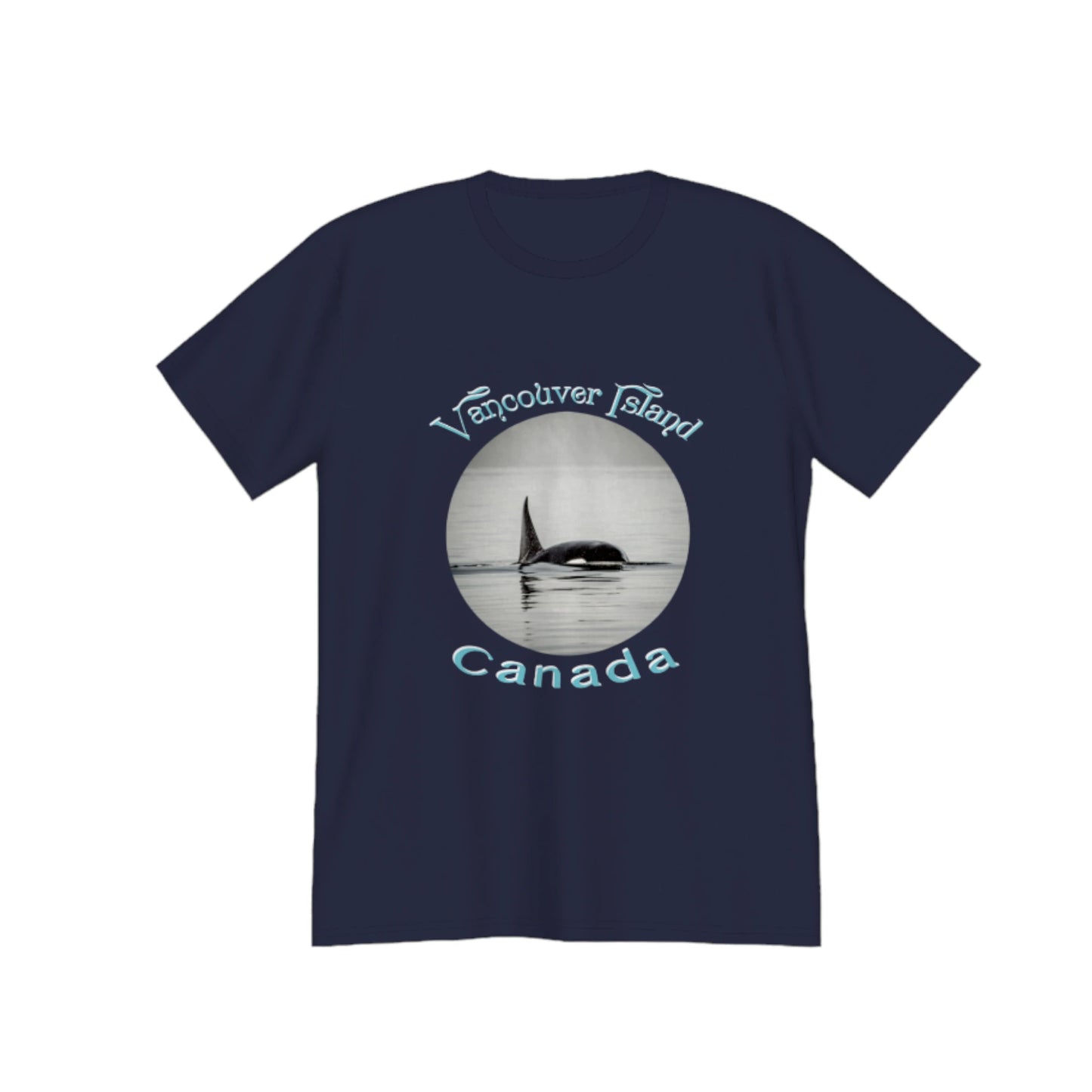 Orca Spray Vancouver Island Canada Premium Unisex T-shirt. Souvenir. by van isle goddess dot com