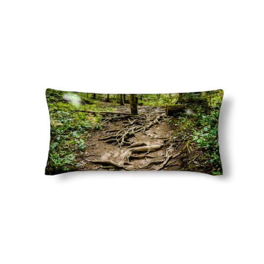 Nymph Falls Trail 24"x12" Throw Pillow Cover