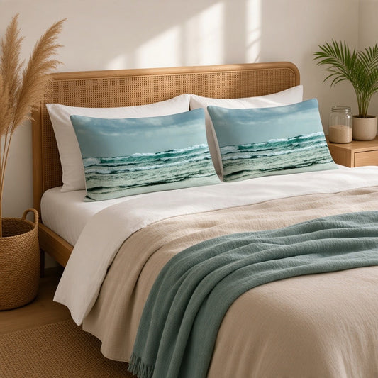 Ocean Calling Long Beach Tofino Bed Pillowcase