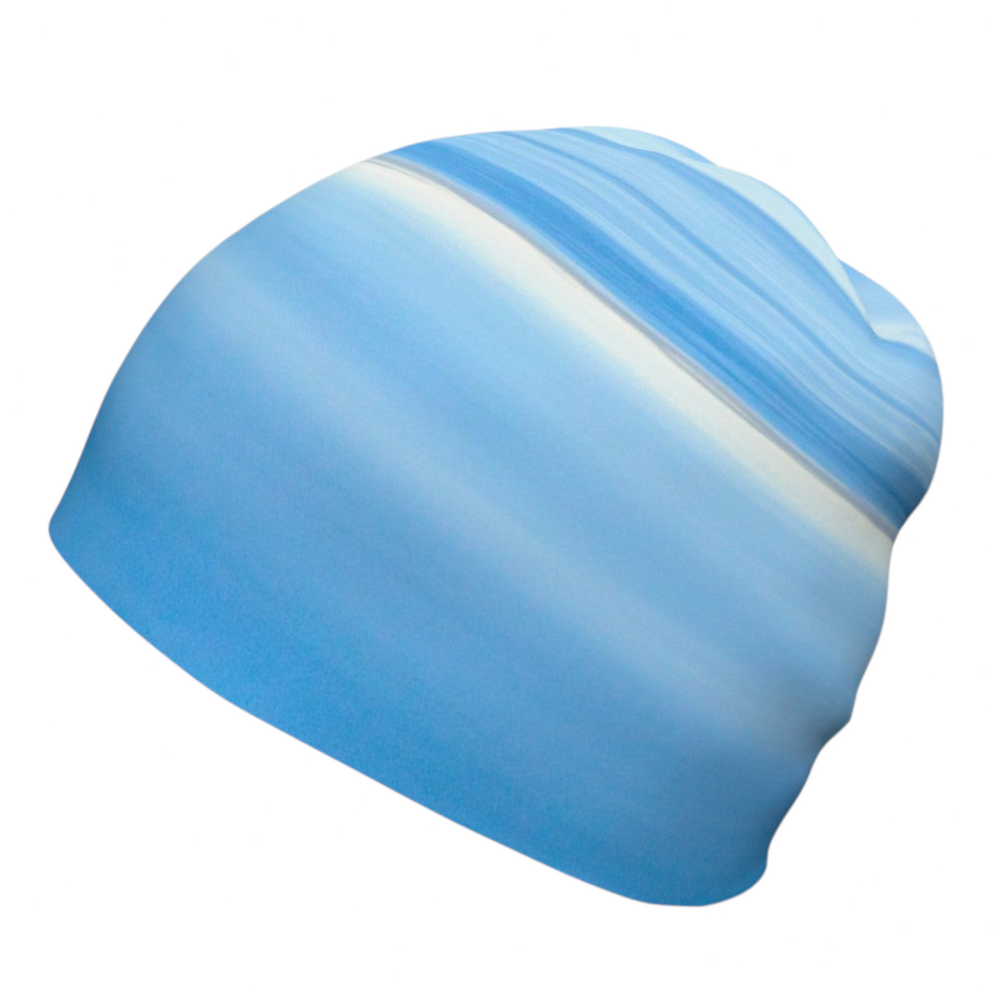 Azure Ocean's Blue Embrace Artwork Beanie by Roxy Hurtubise