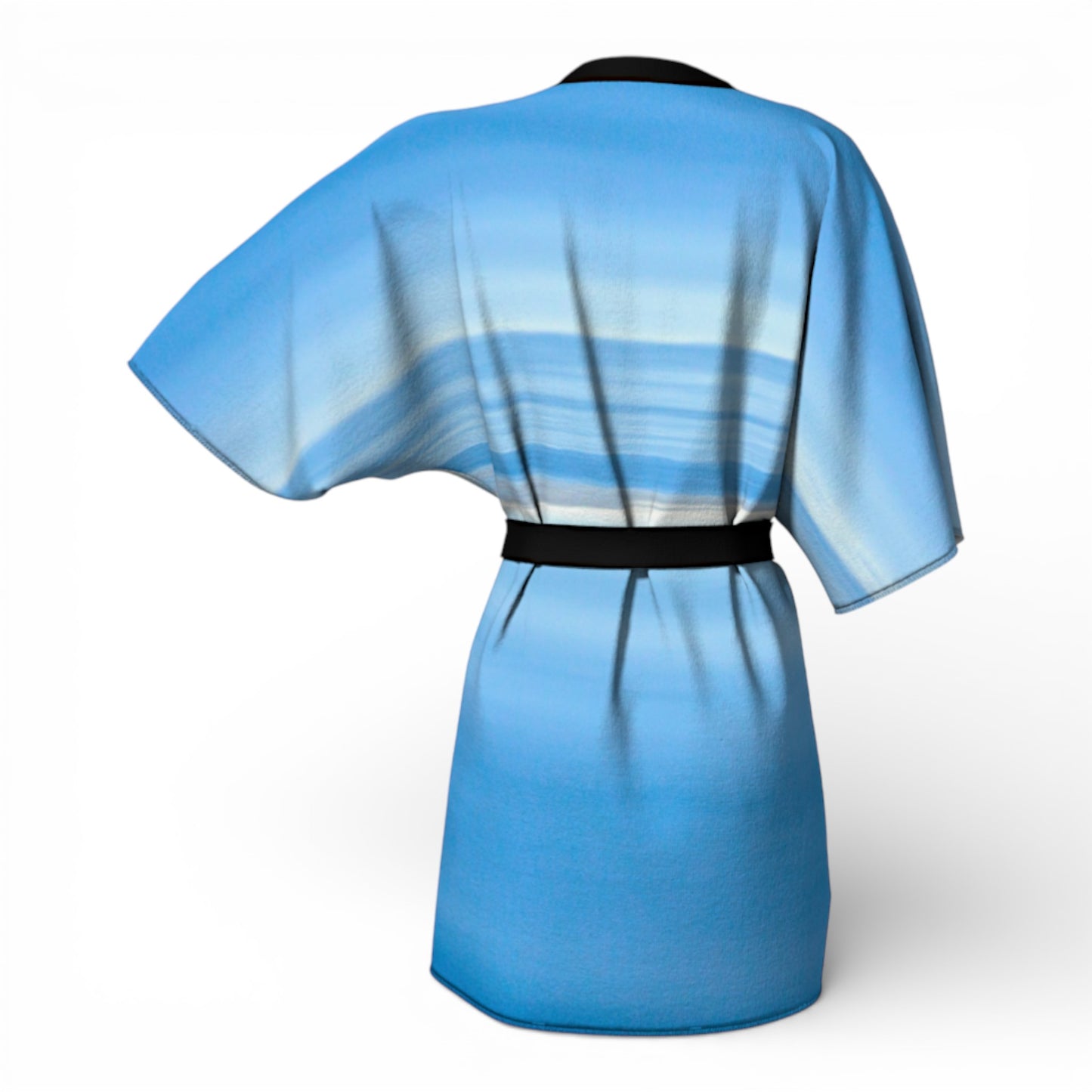 Ocean Blue Kimono Robe
