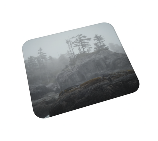 Ocean Fog West Coast Landscape Desk Mat Mousepad