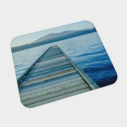 Ocean Pier Salt Spring Island Desk Mat Mousepad