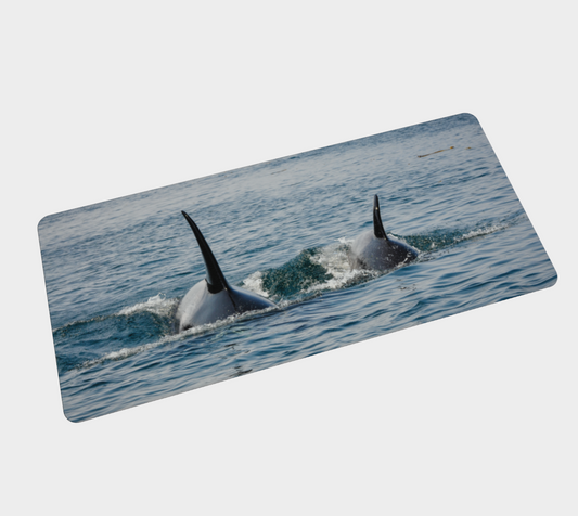 Orca By My Side Large Desk Mat