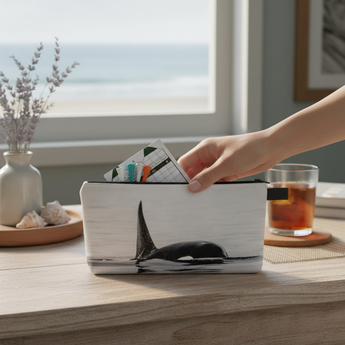 Orca Spray Versatile Storage Pencil Case