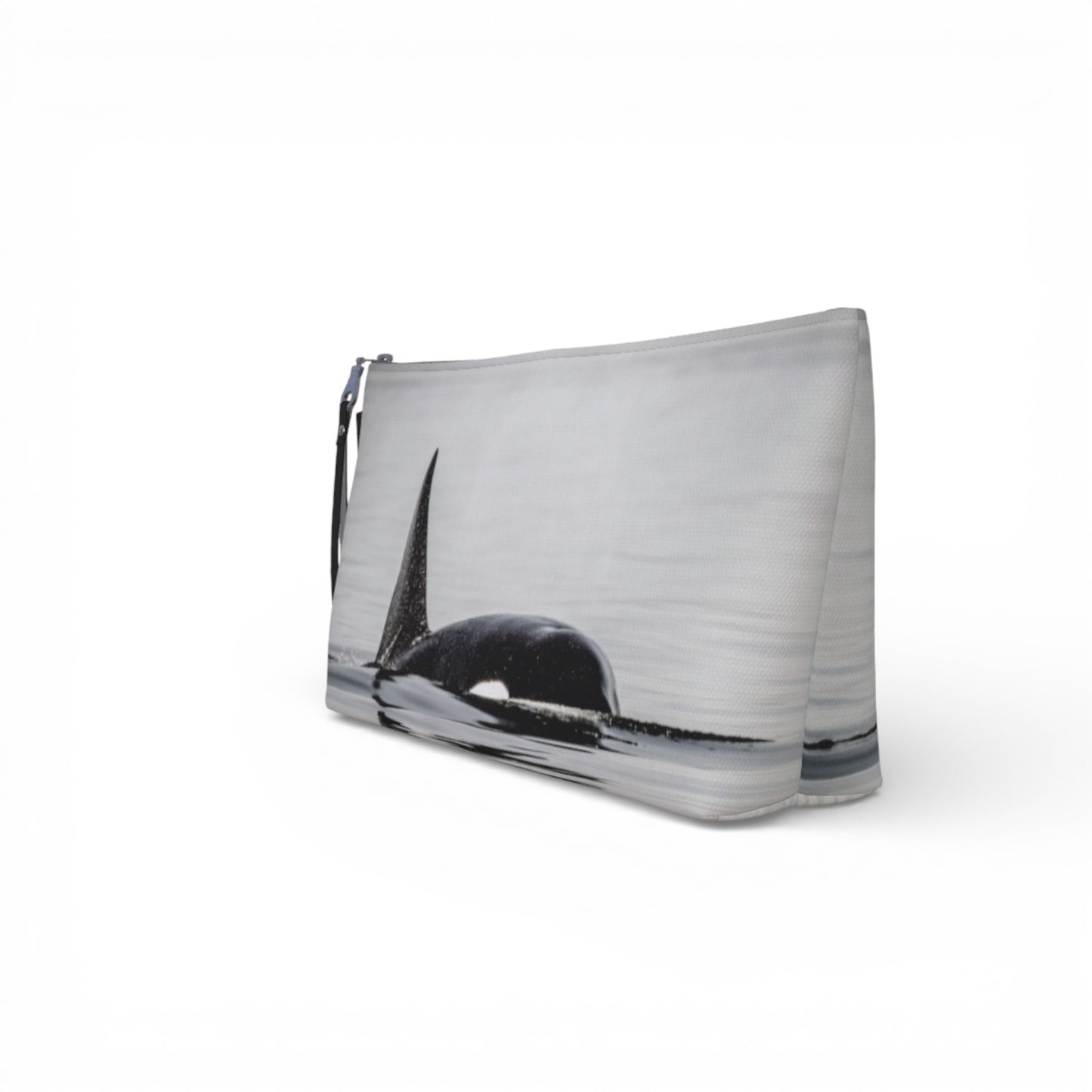 pouch with a zipper on a white background