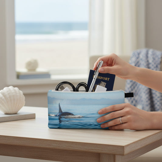 Orca Spray (colour) Versatile Storage Pencil Case