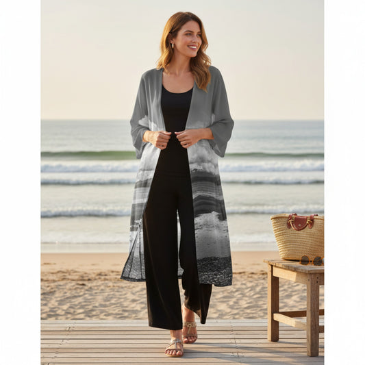 Parksville Beach Long Sleeve Kimono