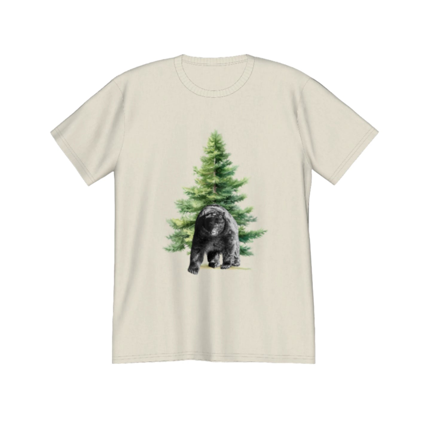 Observant Bear Premium Unisex t-shirt.  by van isle goddess dot coom
