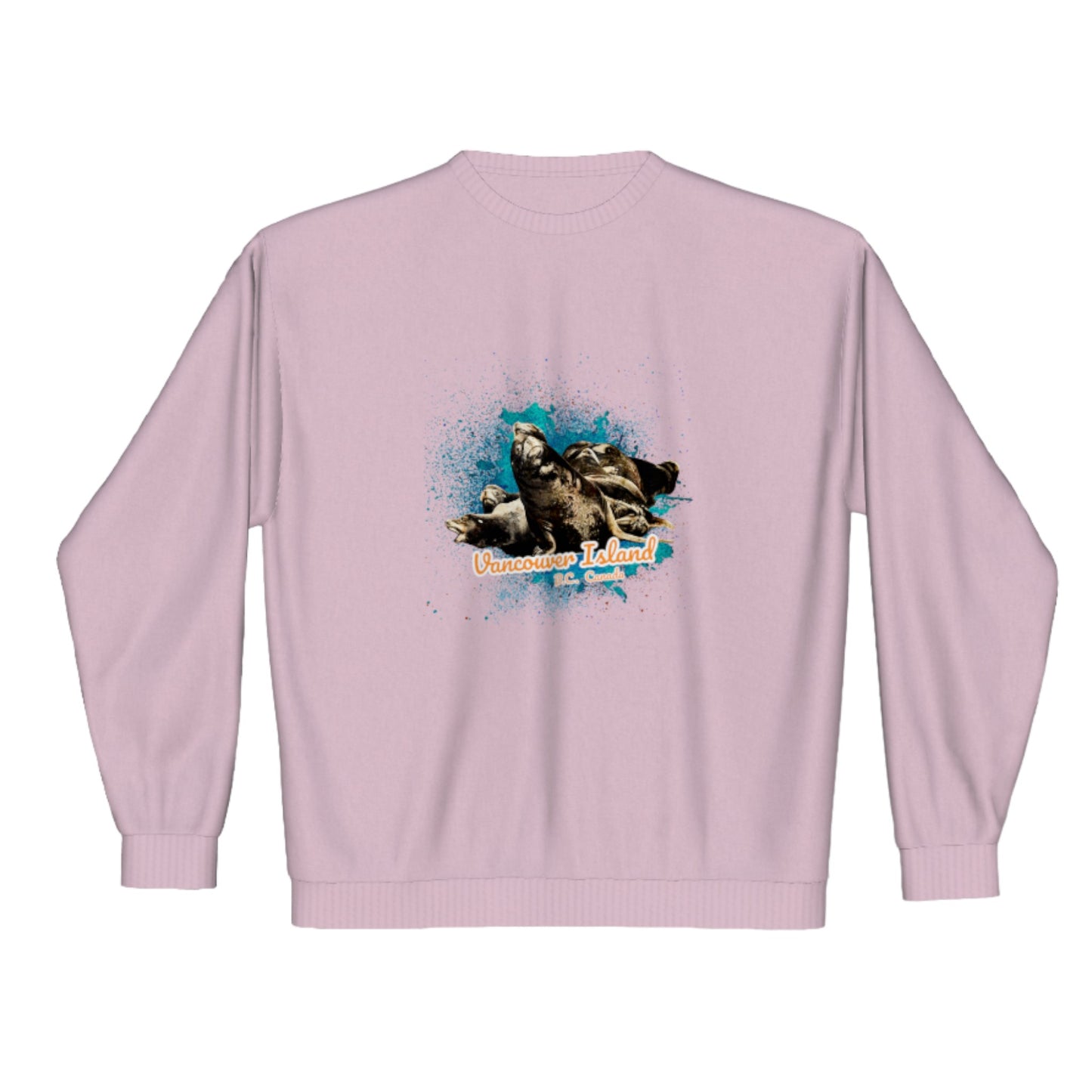 What's Up? Sea Lions Vancouver Island BC Canada Premium Crewneck Sweatshirt