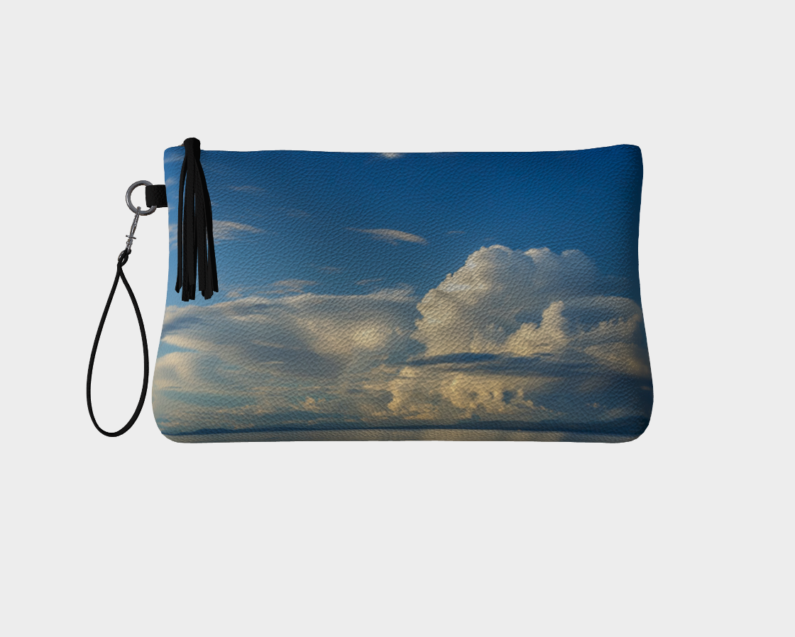 Qualicum Beach Vegan Leather Makeup Bag