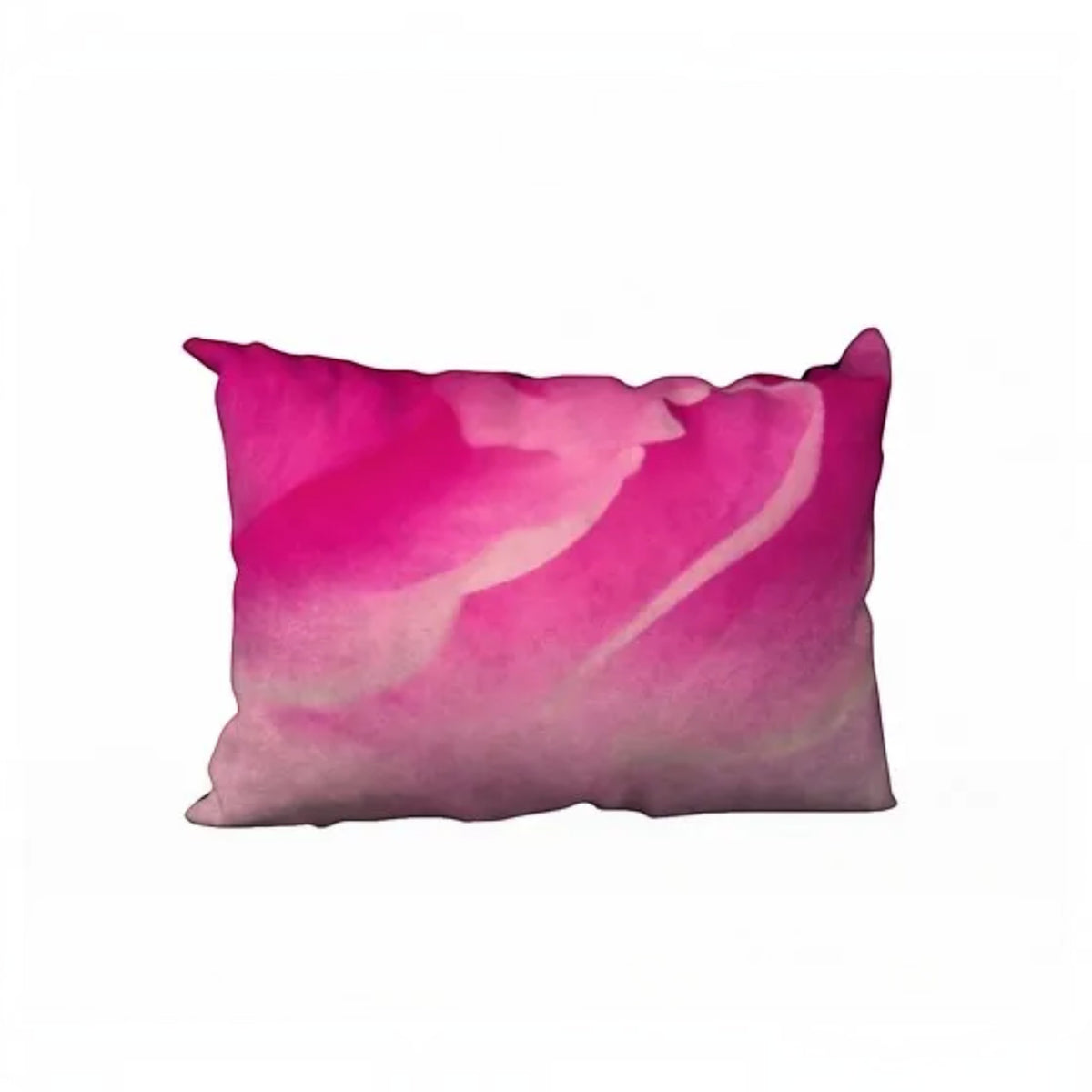 Rose Petal Kiss 20" x 14" Throw Pillow Cover